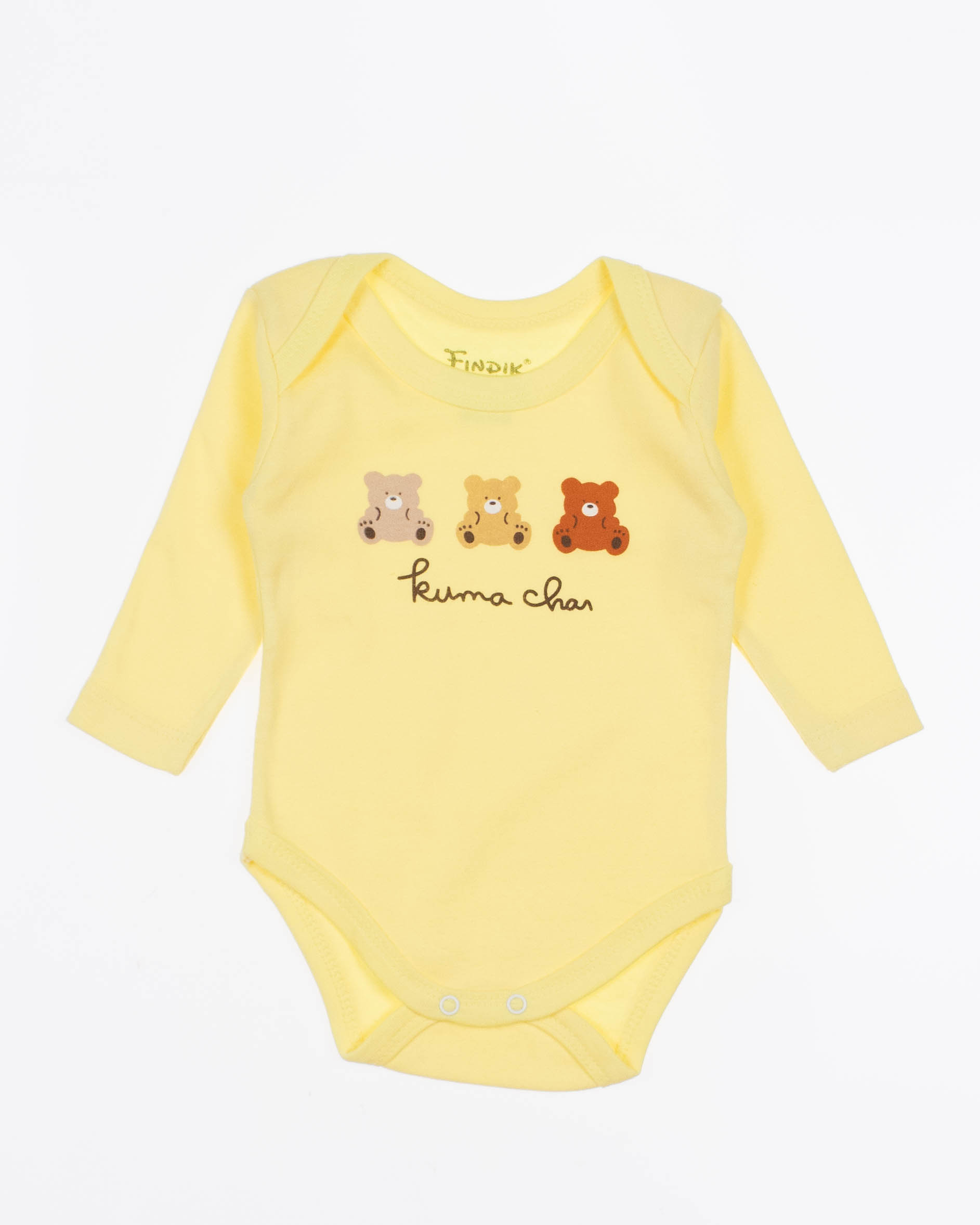 FINDIK 11697 Боди (цвет: Желтый) FINDIK 11697 Боди (цвет: Желтый)