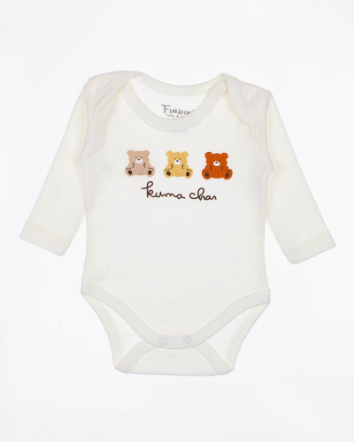 FINDIK 11697 Боди (цвет: Кремовый) FINDIK 11697 Боди (цвет: Кремовый)